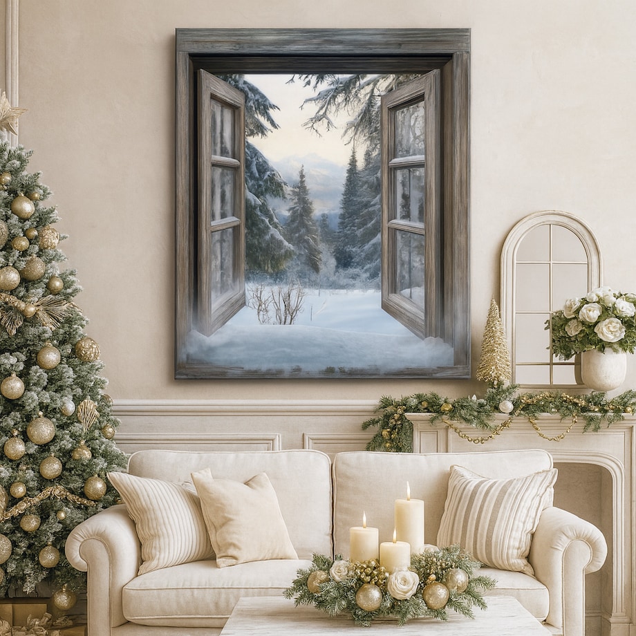 Obraz Canvas Otwarte Okno 70cm x 100cm