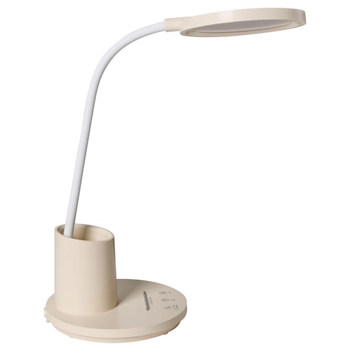 Lampa biurkowa LED VELA Ze ściemniaczem Jasnobeżowy