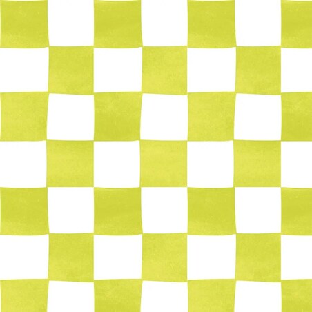 Lniany ręcznik kuchenny - jasnozielona krata