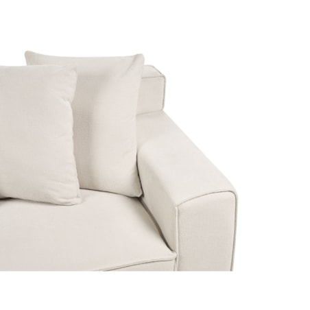 Sofa 3-osobowa złamana biel VISKAN