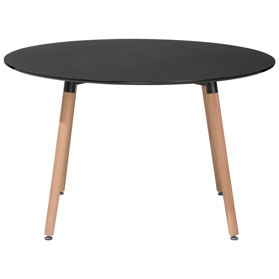 Stół do jadalni okrągły ⌀ 120 cm czarny BOVIO