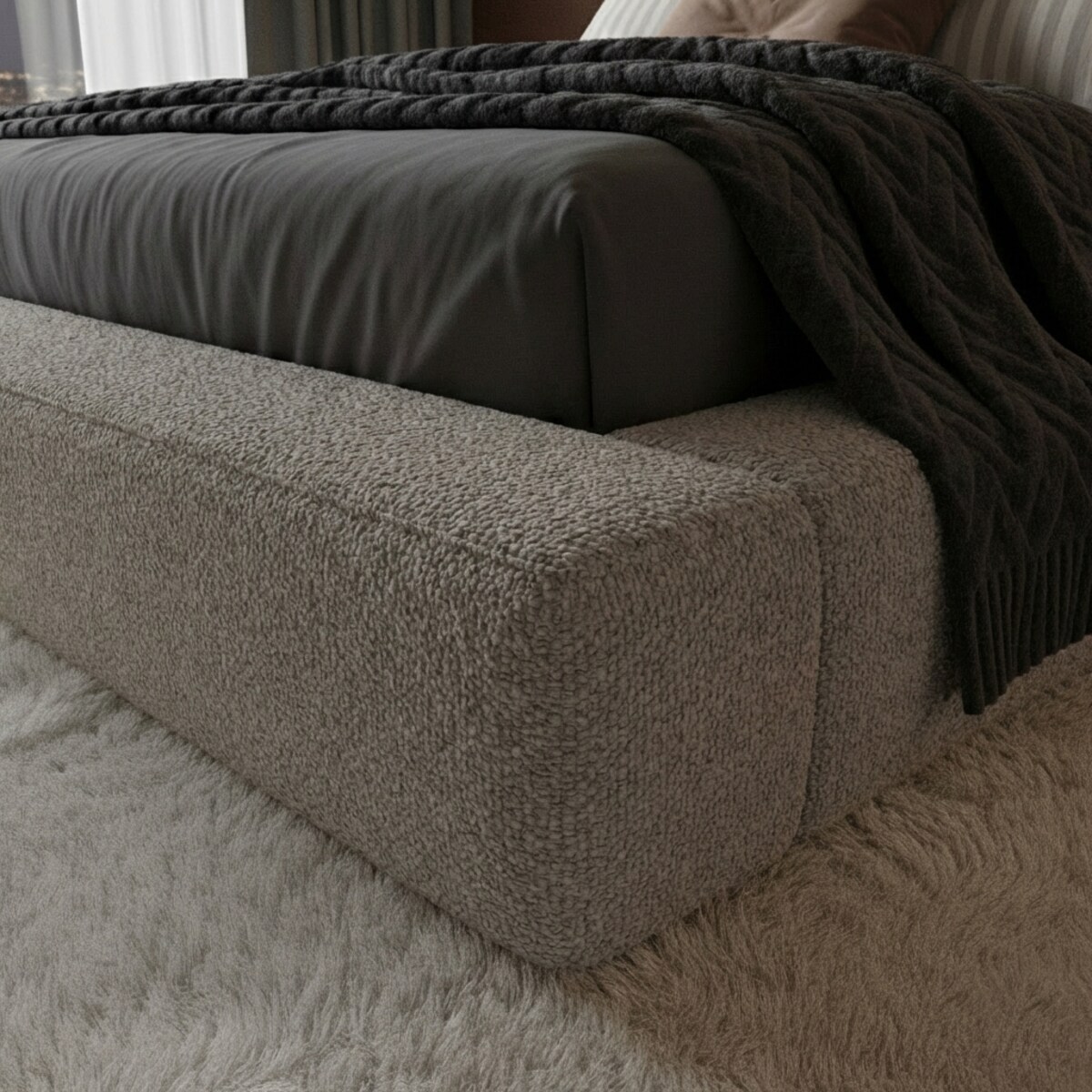 Łóżko Tapicerowane Imperio 160X200 Stelaż Pojemnik Na Pościel Abriamo 03