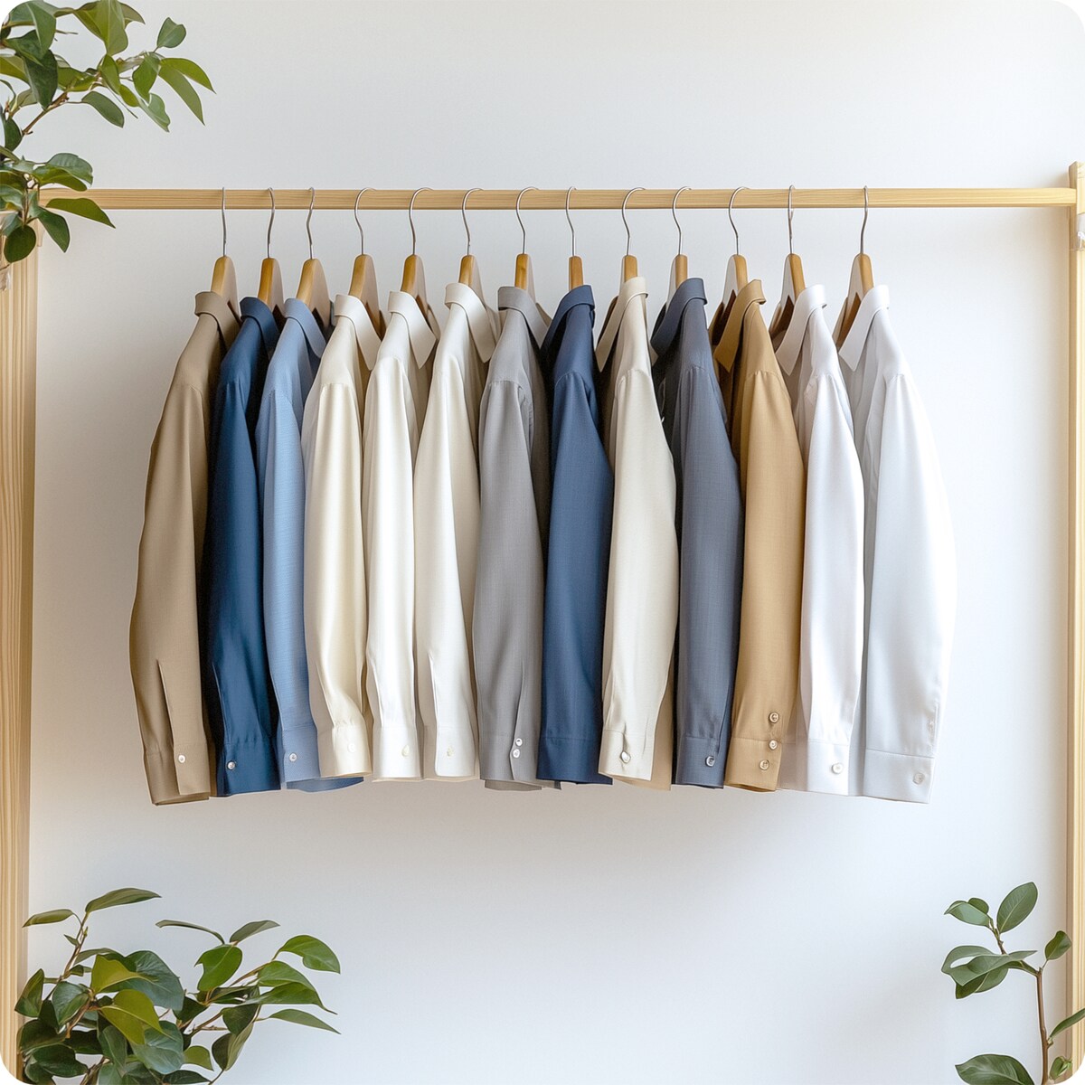 Wieszaki drewniane na ubrania do szafy 30szt wieszak Massido