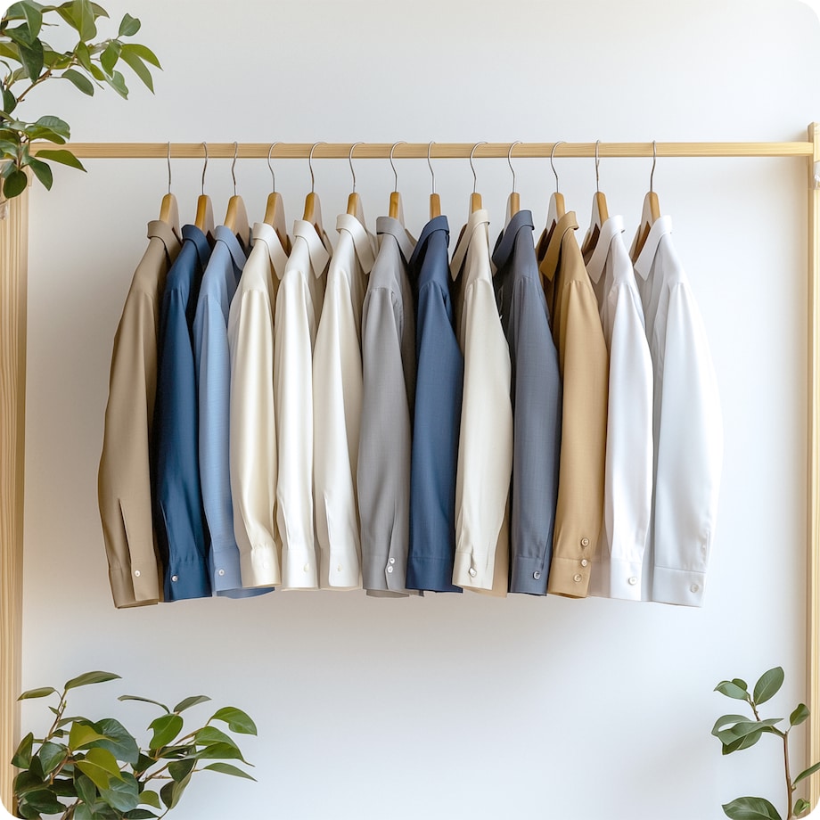 Wieszaki drewniane na ubrania do szafy 30szt wieszak Massido