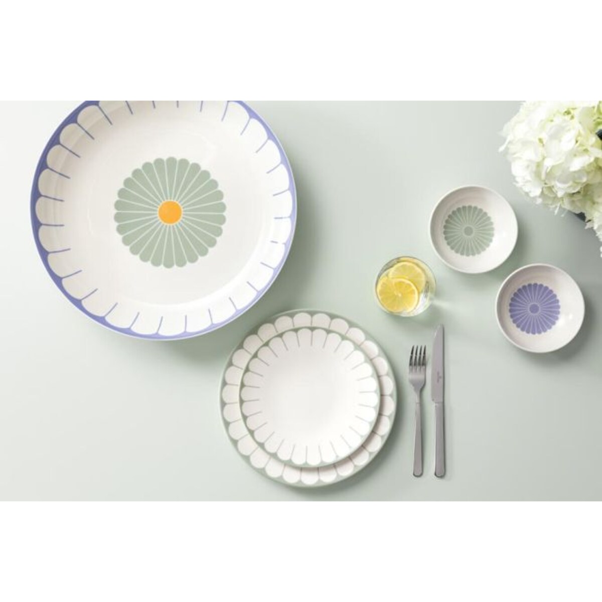 Talerz obiadowy (zielony) Fleur Villeroy & Boch