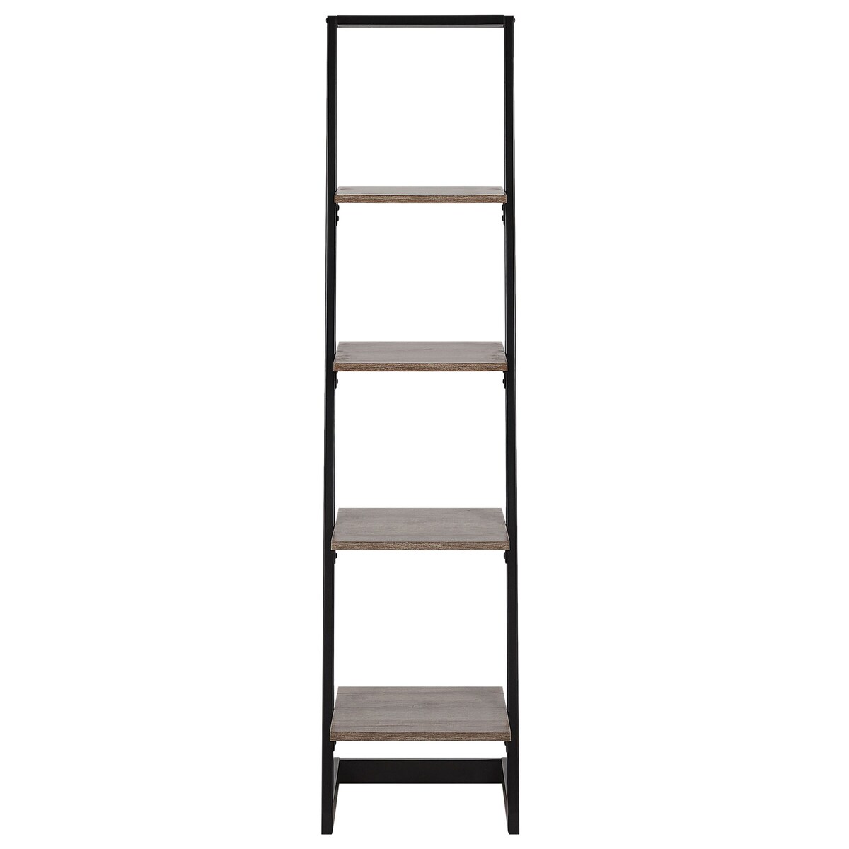 Regał 4 półki JOPLIN 143 cm Czarny