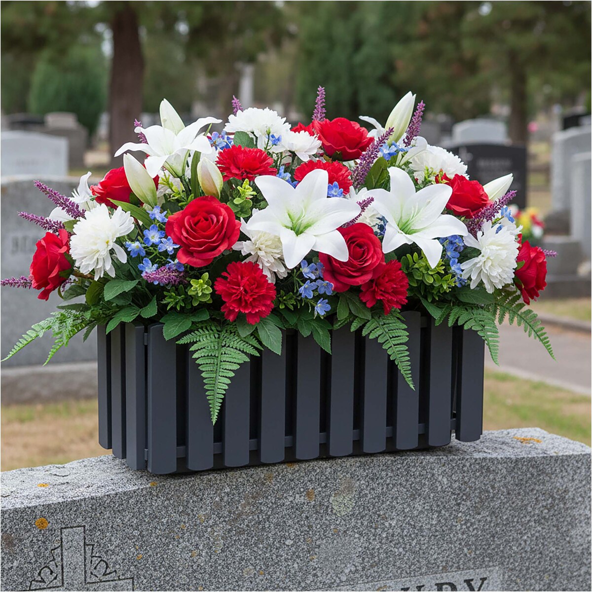 Donica Na Cmentarz Skrzynka Doniczka Korytko Na Wszystkich Świętych Boardee Fence