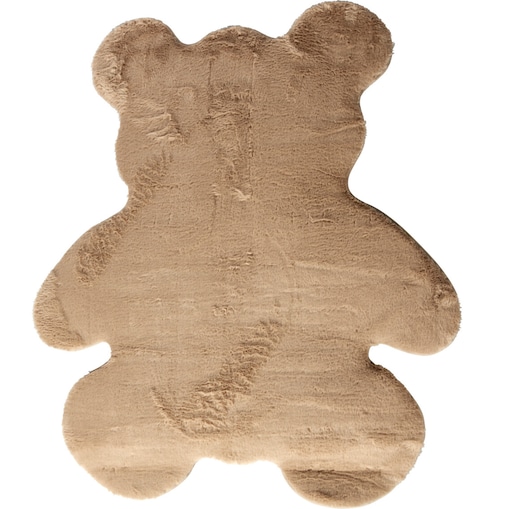 Dywan dziecięcy miś z imitacji futra BJÖRN, 100 x 85 cm