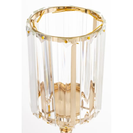 Świecznik kryształowy 32x11 cm YULI