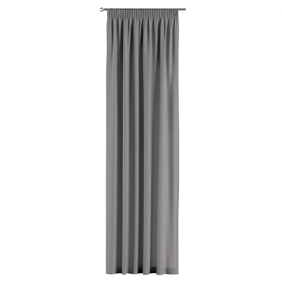 Zasłona na taśmie marszczącej 1 szt. 130x245 szary