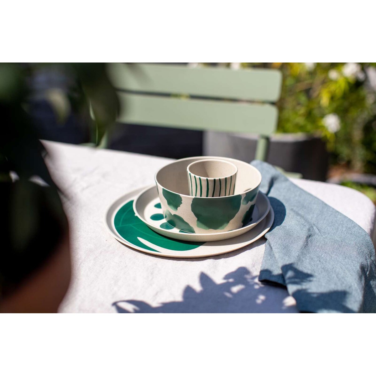 Zastawa stołowa CONNECT SET MONSTERA, 16 elementów, KOZIOL