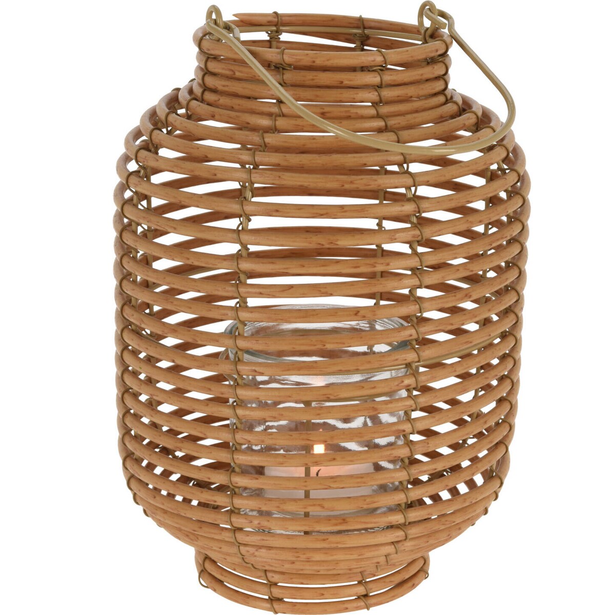 Lampion ze szklanym wkładem, 28 cm