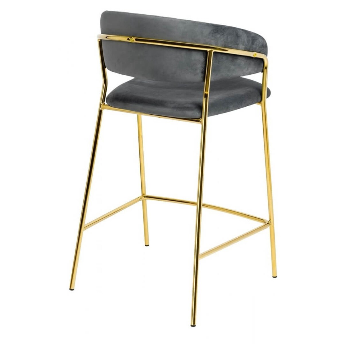 Barowe krzesło kuchenne Margo KH1201100129.11 King Home ciemnoszare, King Home