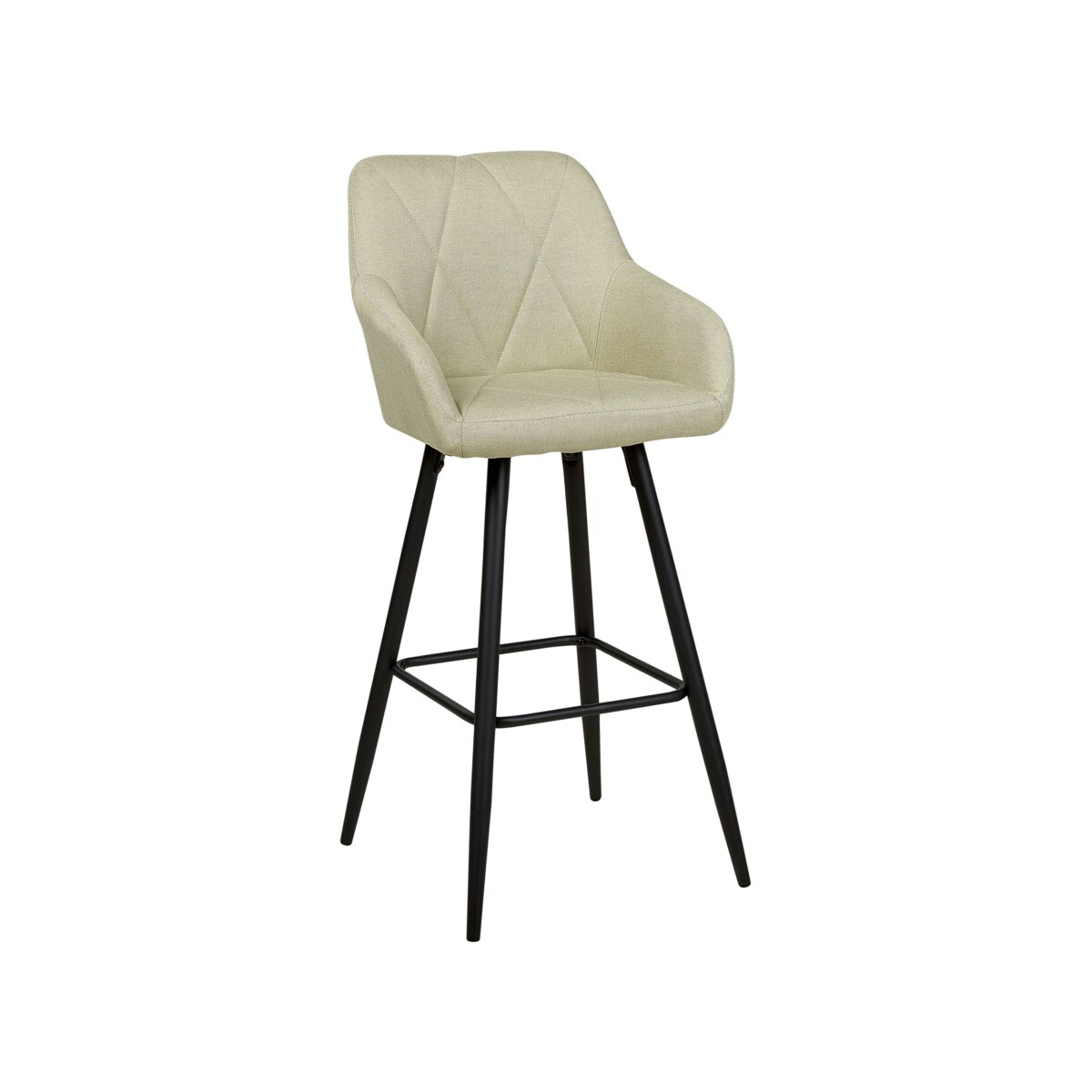 Zestaw 2 krzeseł barowych jasnozielony DARIEN