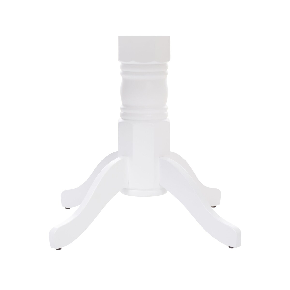 Stół do jadalni okrągły 120 cm biały AKRON