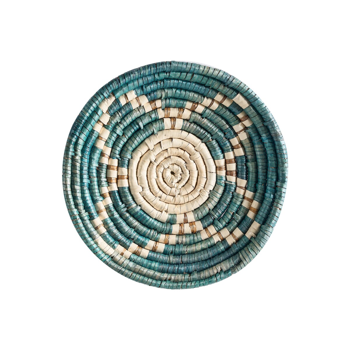 Zestaw 6 dekoracji ściennych z trawy morskiej wielokolorowy NAMDINH