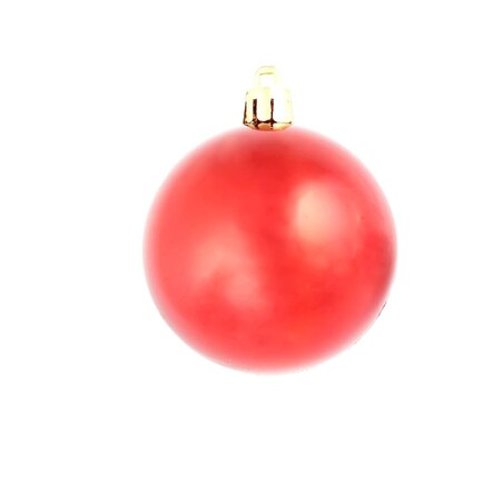 vidaXL Zestaw bombek, 100 elementów, 3/4/6 cm, czerwony