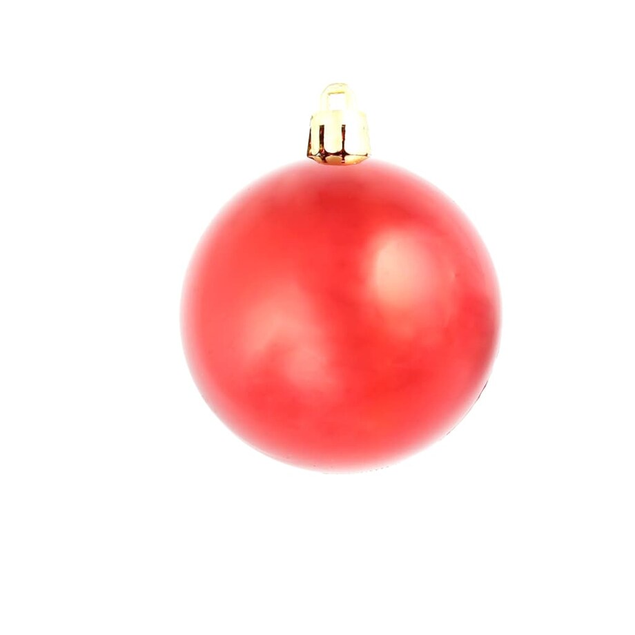 vidaXL Zestaw bombek, 100 elementów, 3/4/6 cm, czerwony