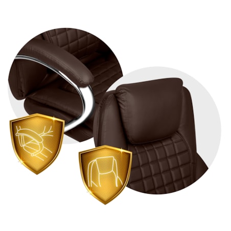 Fotel biurowy gabinetowy krzesło biurowe Sofotel Batory