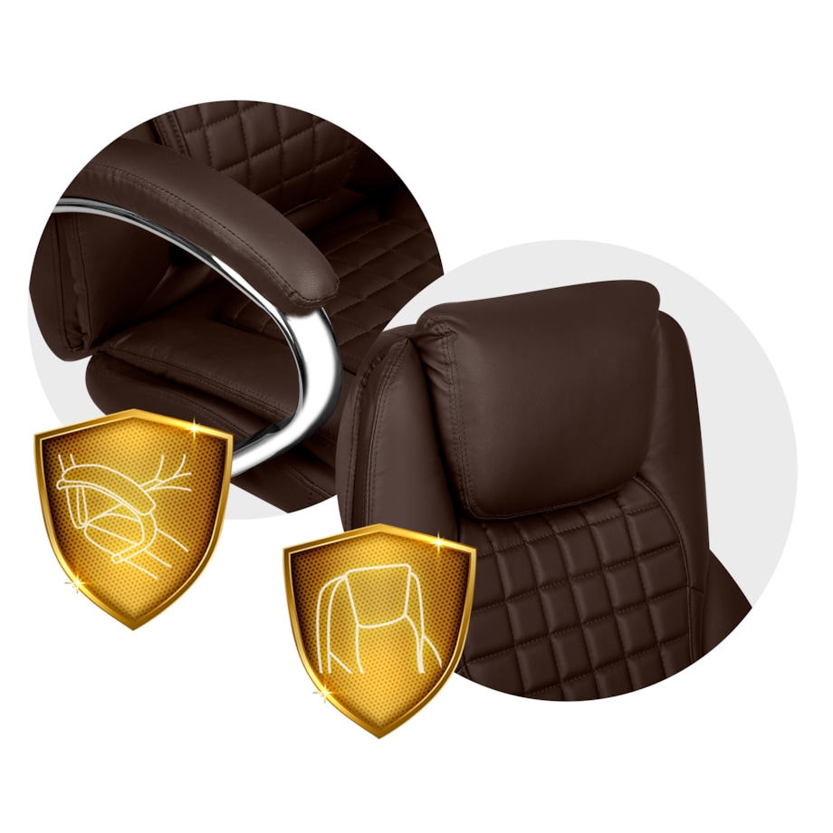 Fotel biurowy gabinetowy krzesło biurowe Sofotel Batory