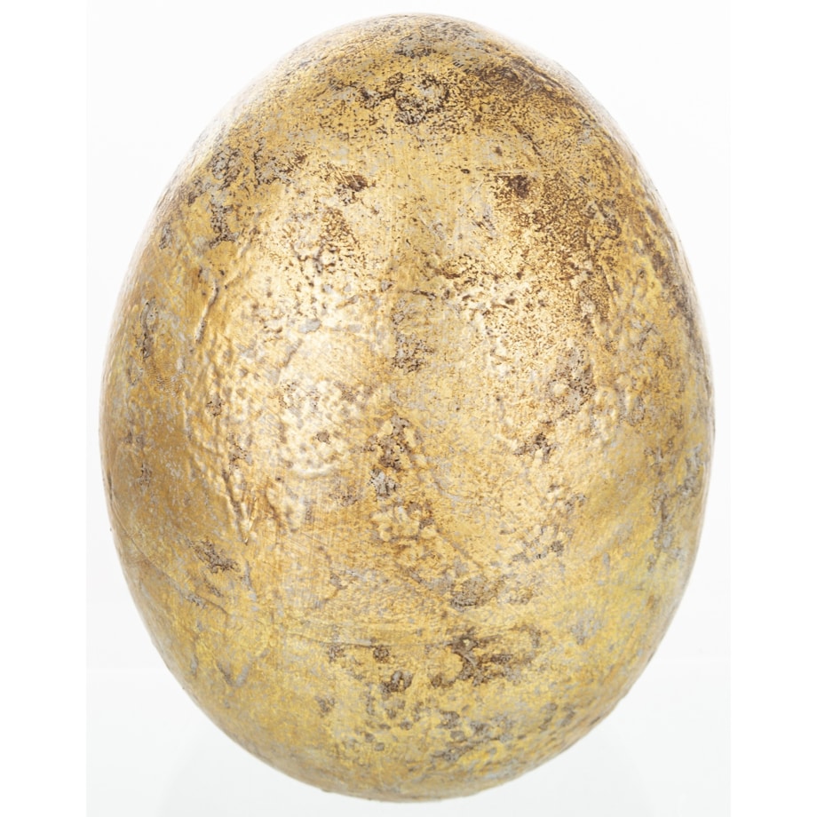 Dekoracja - złote jajko z ceramiki 23,5x16 cm MONNINA - II