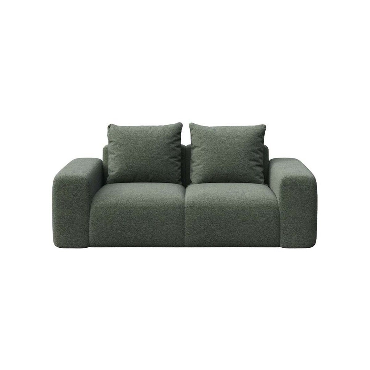 Monce Sofa 2 osobowa ciemnozielona