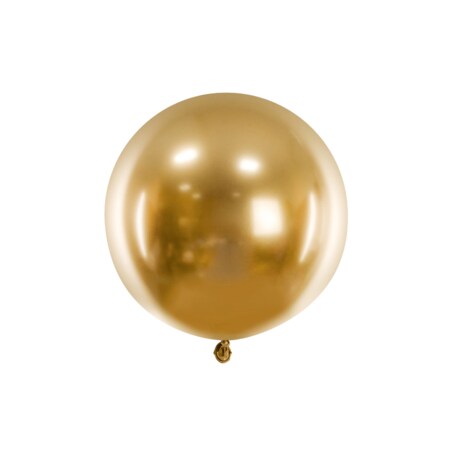 Balon okrągły Glossy 60cm, złoty
