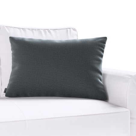 Poszewka Kinga na poduszkę prostokątną 47x28 grafitowy welwet