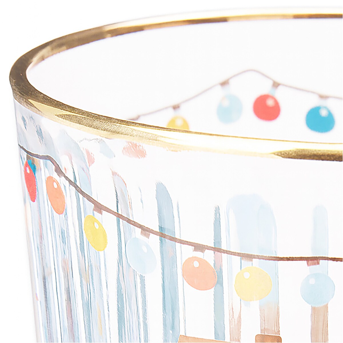 Szklanki Świąteczne Do Napojów Szklany Kubek Świąteczna Na Prezent 500 Ml