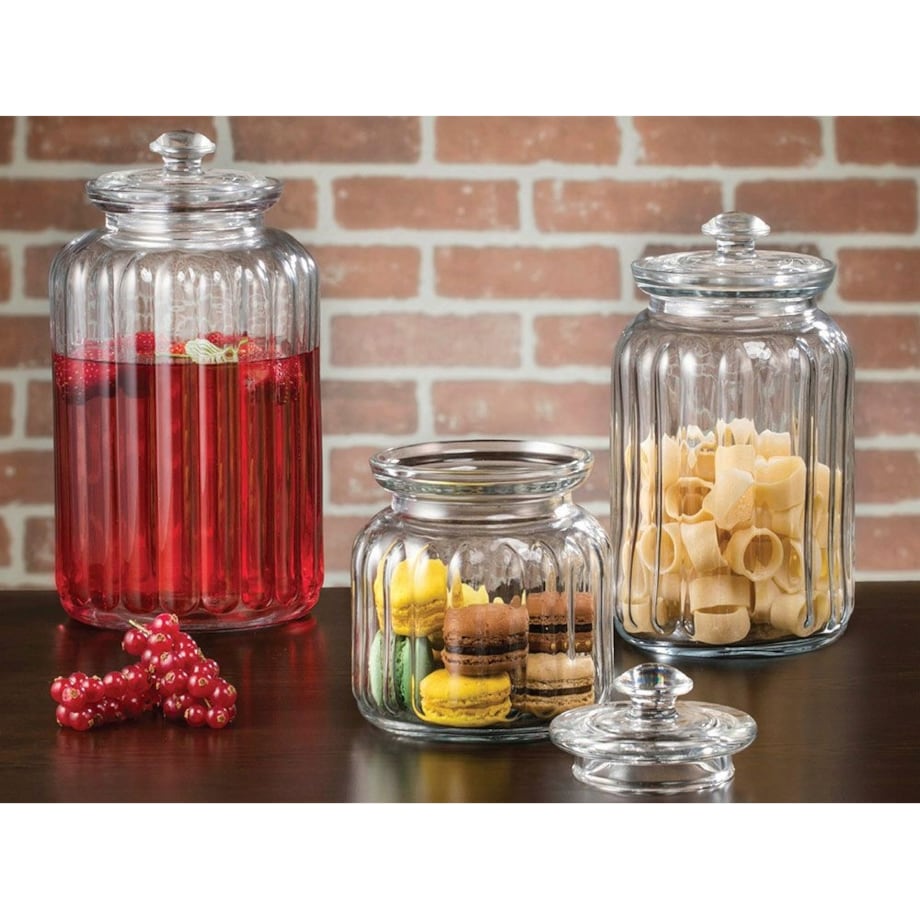 SŁOIK Z POKRYWKĄ 2,5 L na żywność słodkości PASABAHCE ładny prezent box