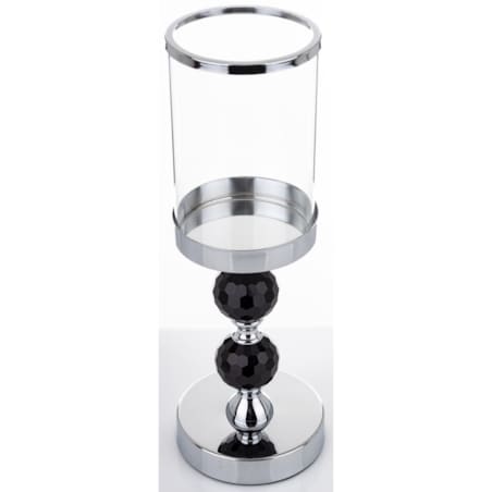 Świecznik z 2 czarnymi kulkami 34x12 cm SHANDAN