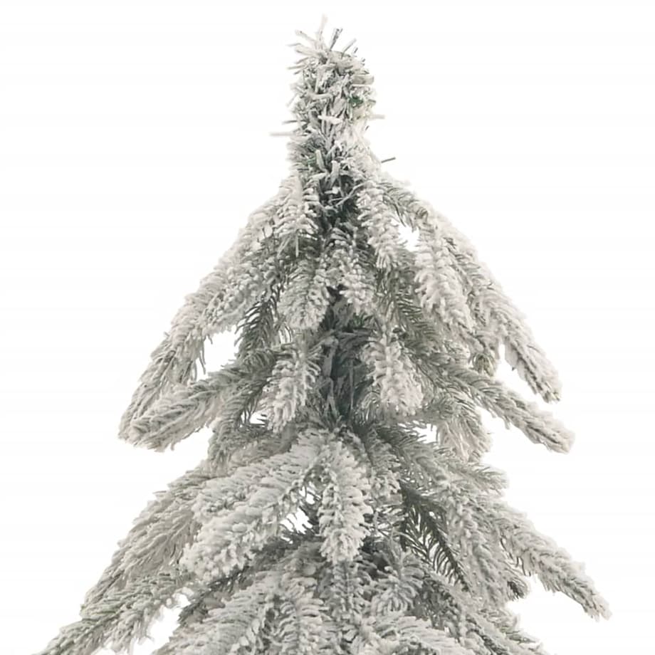 vidaXL Sztuczna choinka, ośnieżona, 210 cm