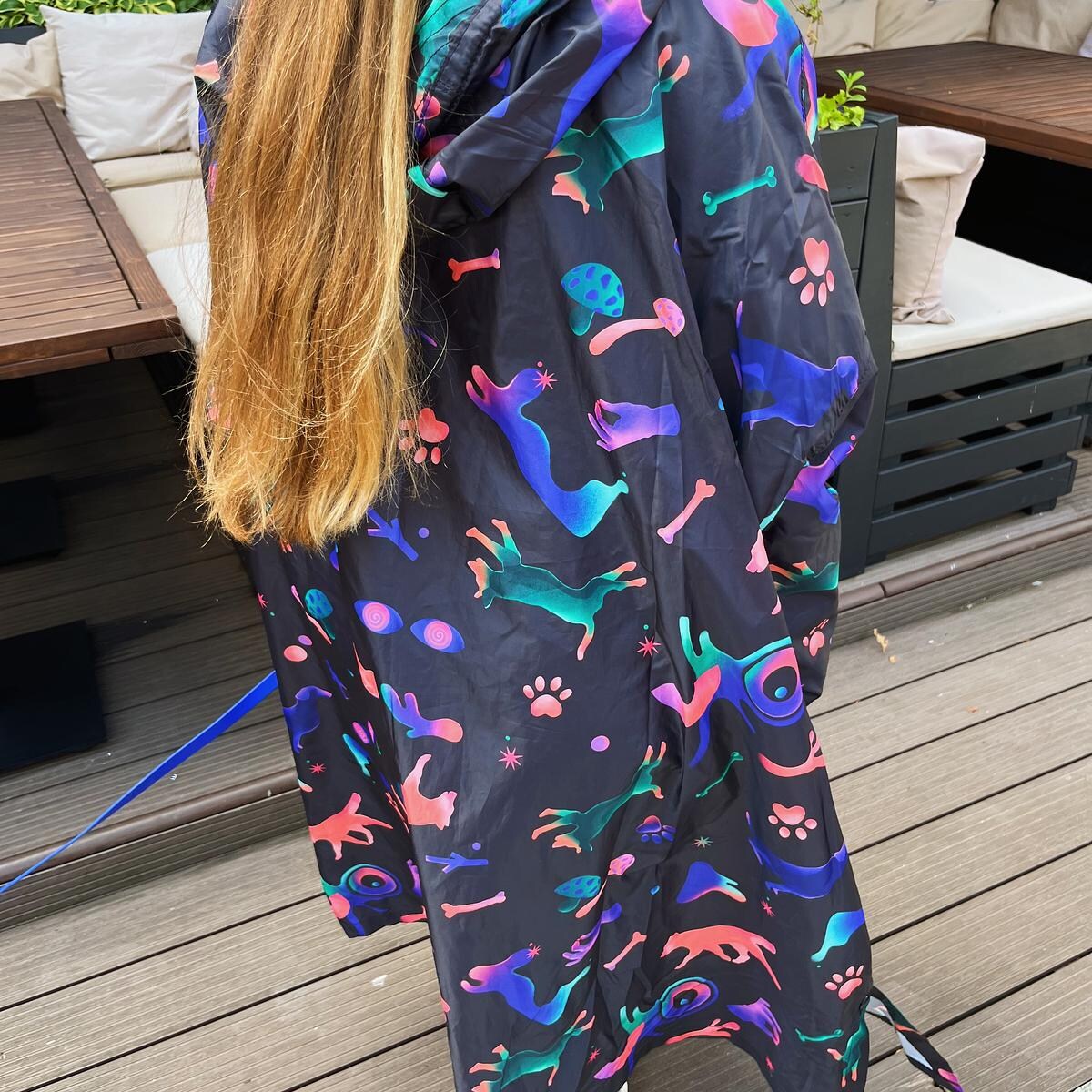 Płaszcz przeciwdeszczowy Psychodelia