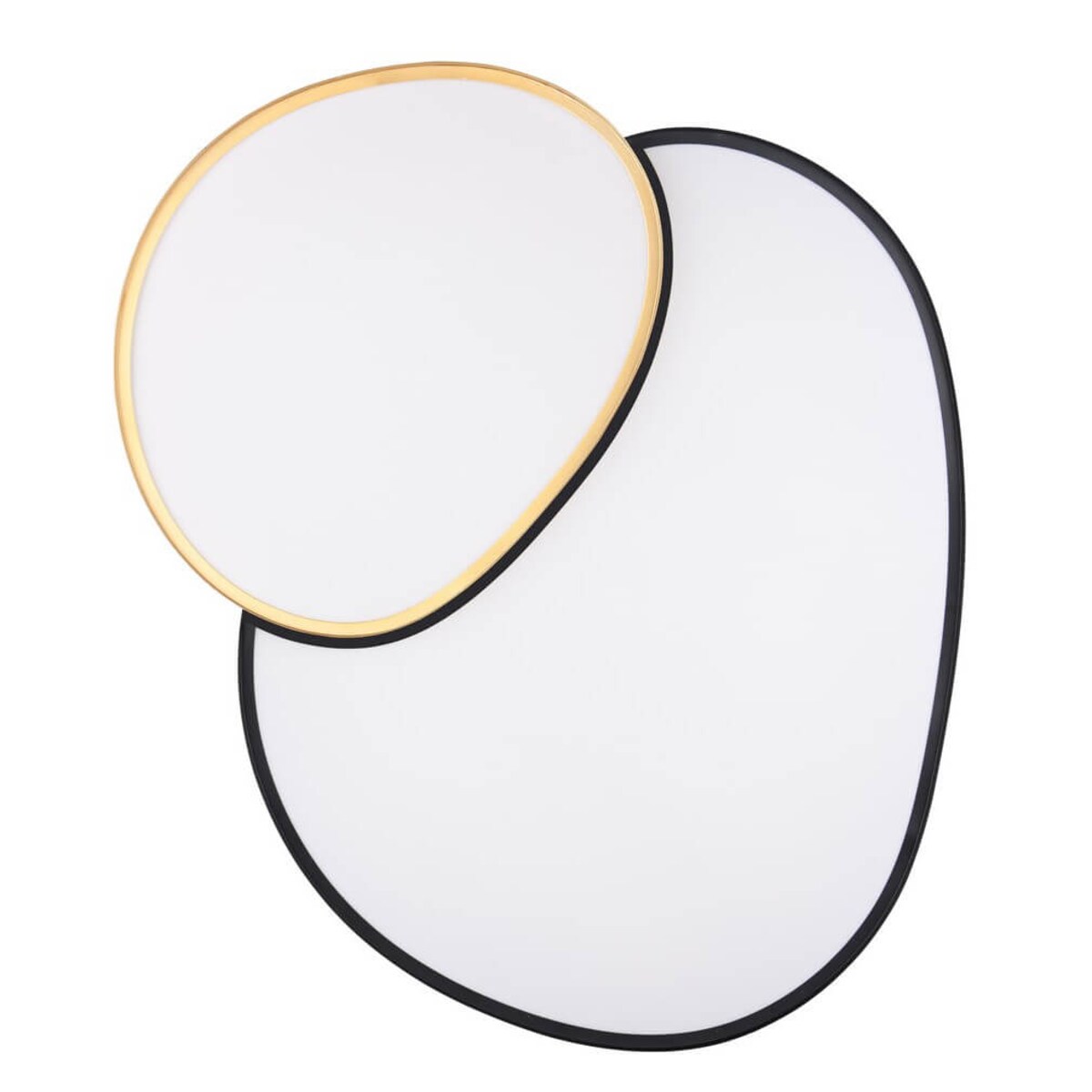 Ściemnialny plafon z pilotem Rise 647519280 Trio LED 51W 2700-6500K złota czarna biała