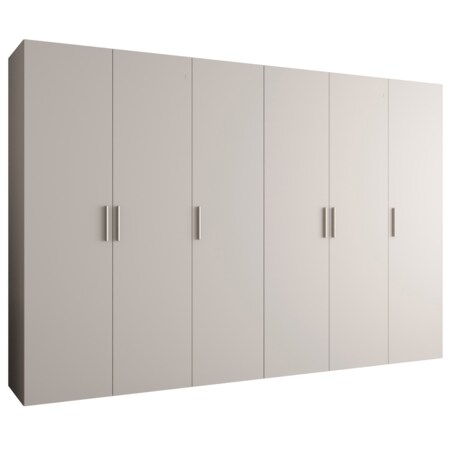 Szafa uchylna otwierana BARI 1 300 wys. 202 cm Kaszmir + u. Srebrny
