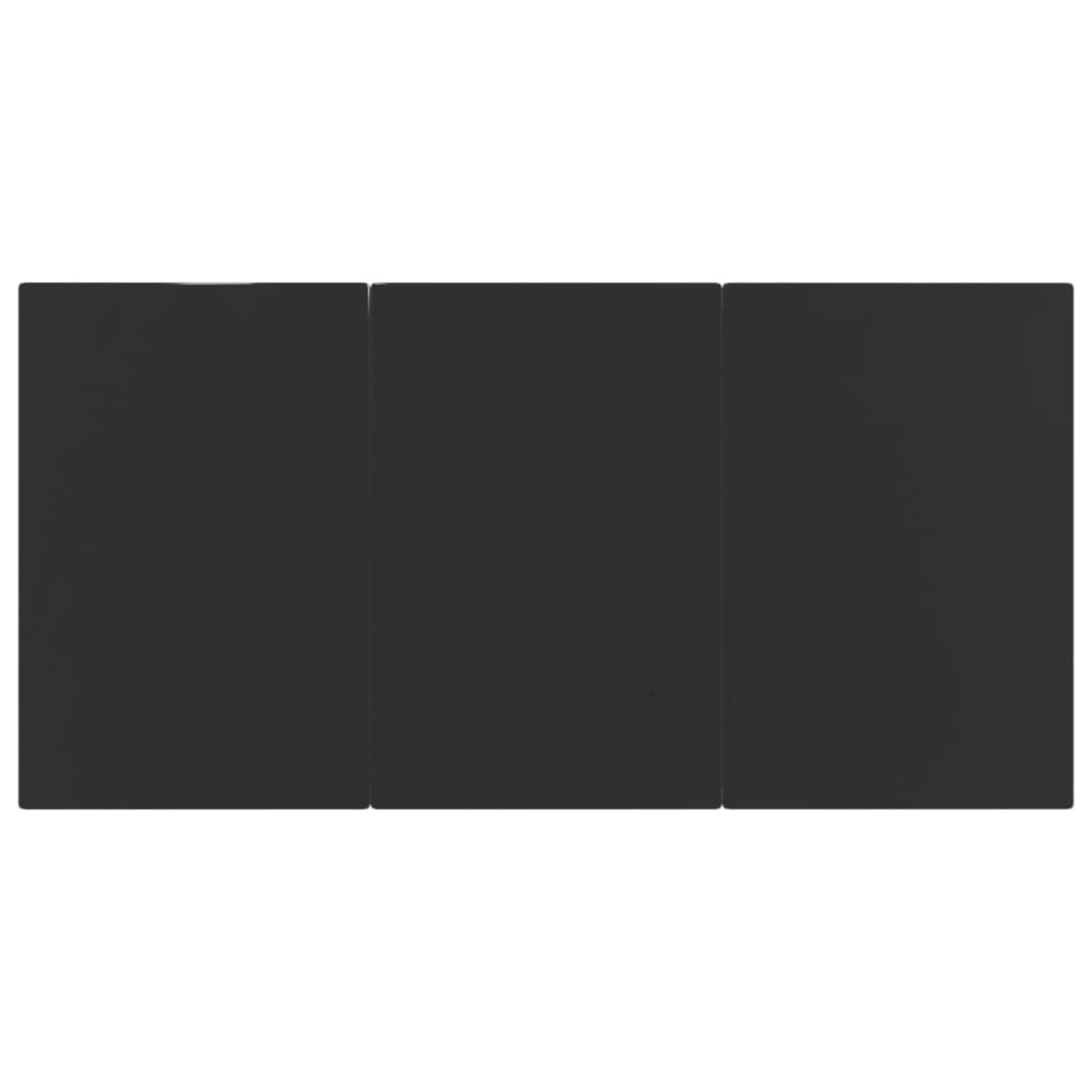 vidaXL 5-częściowy zestaw mebli ogrodowych, czarny, polirattan