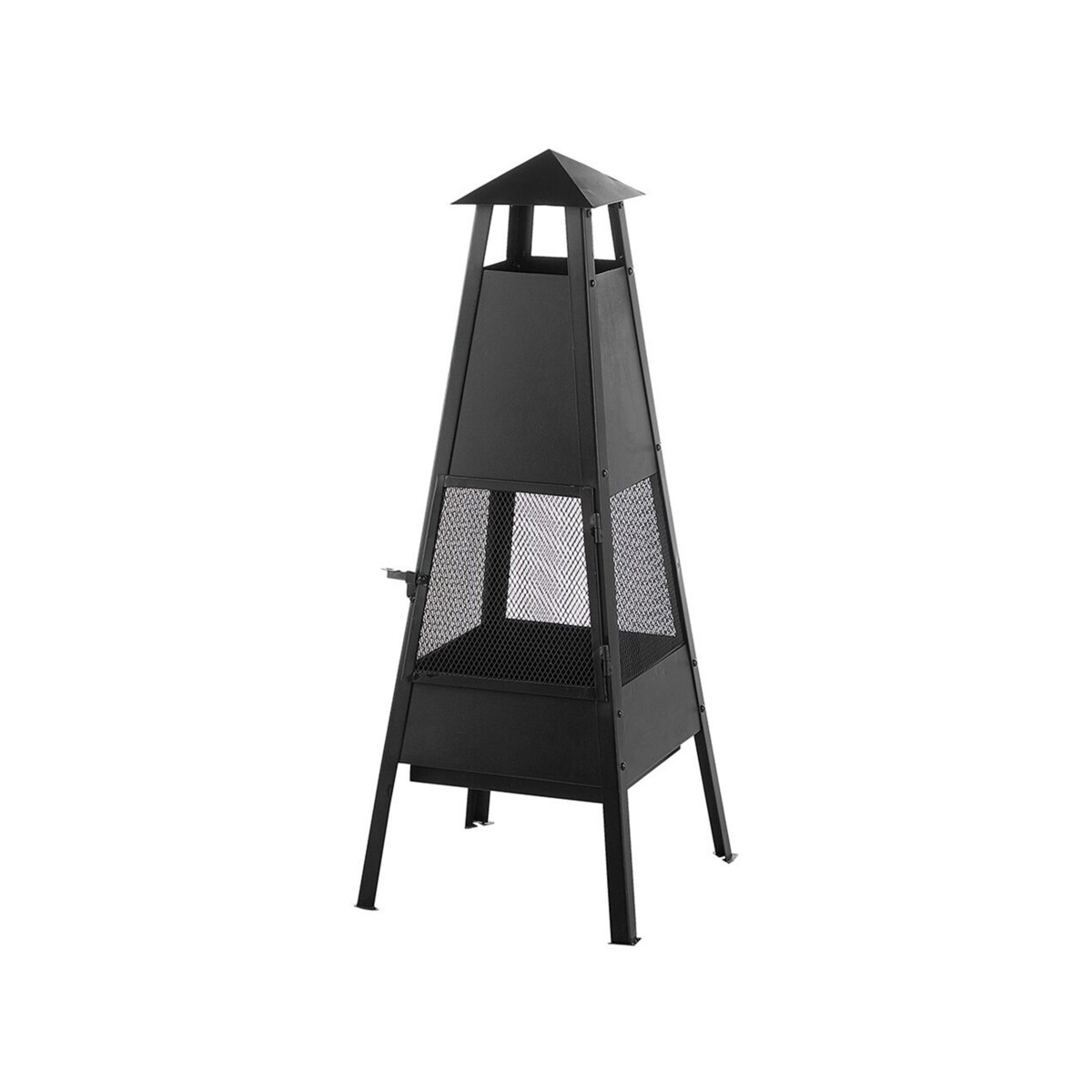 Palenisko ogrodowe stalowe czarne YASUR