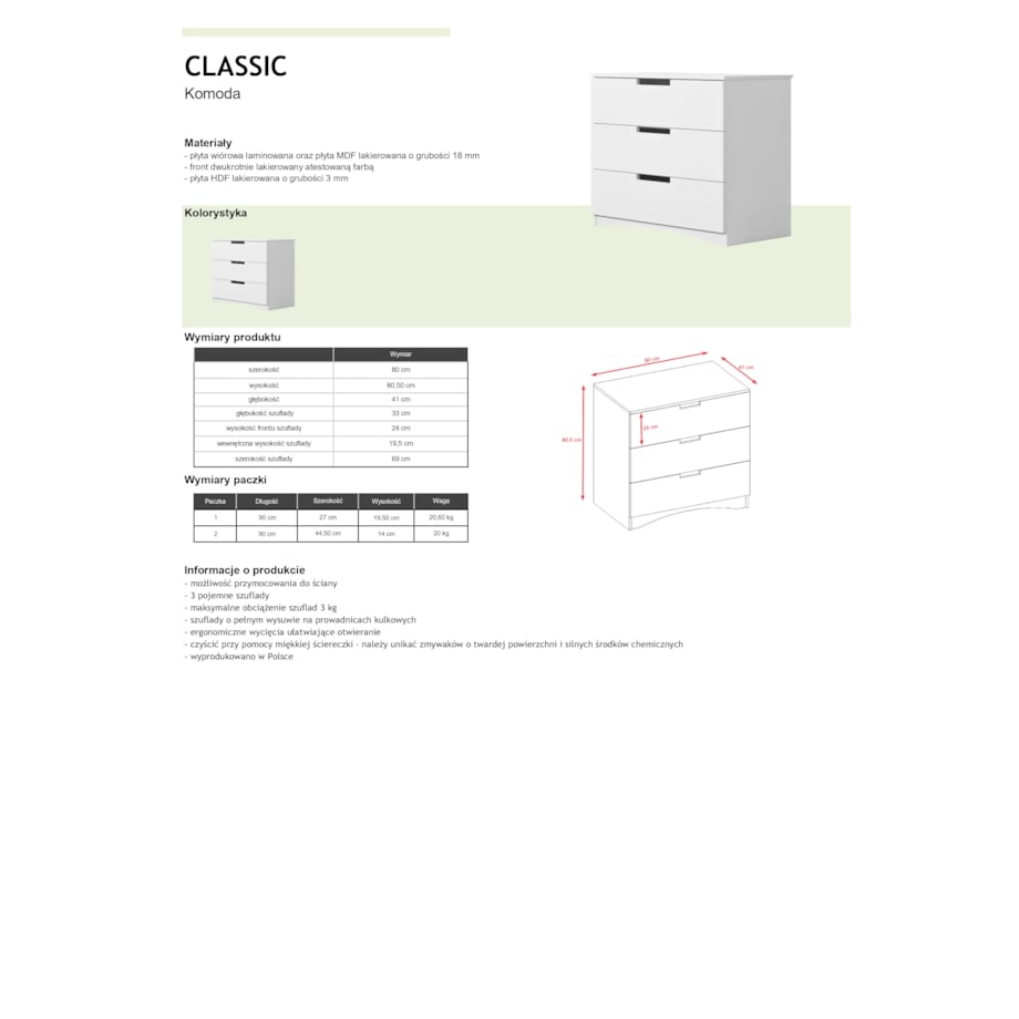 Komoda classic