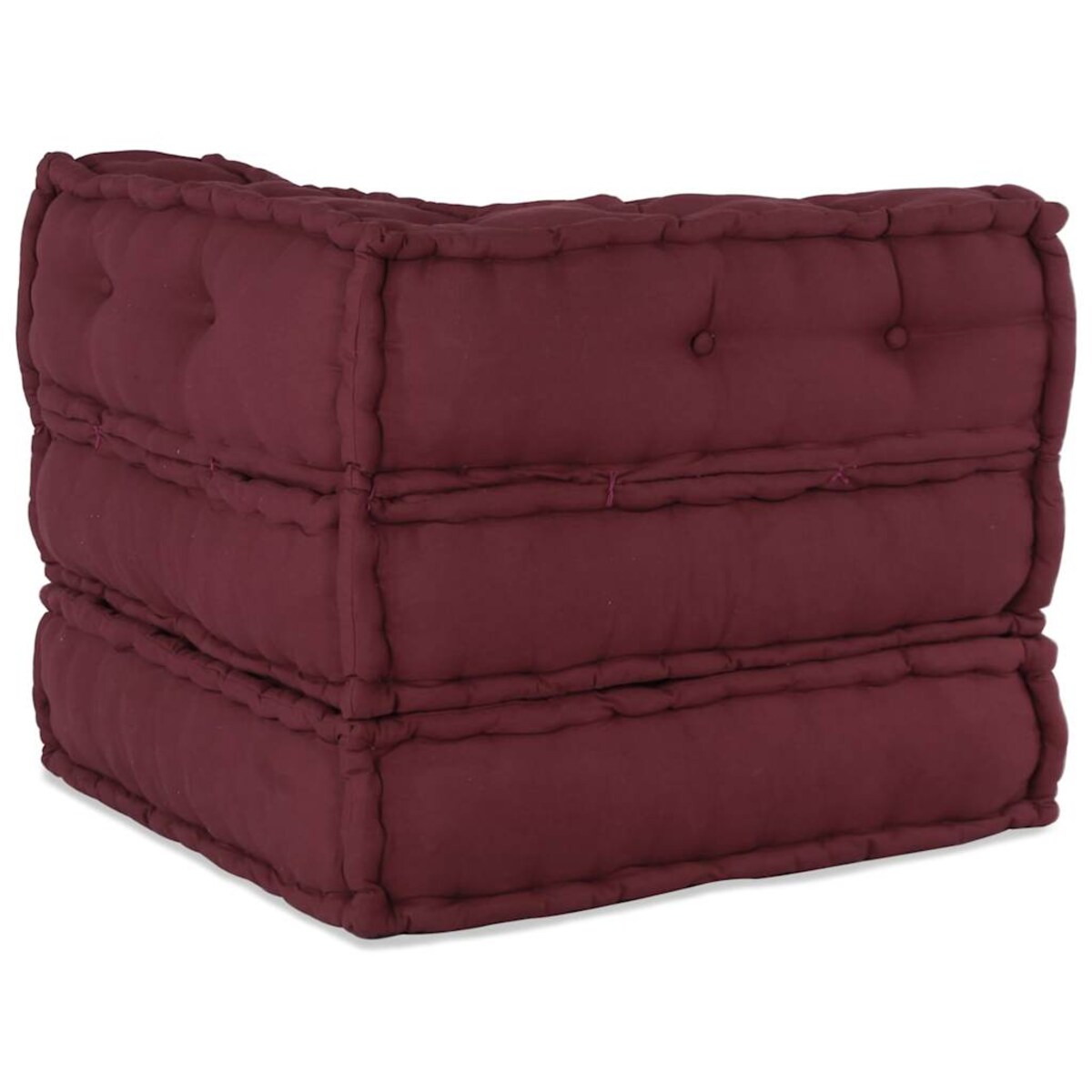 vidaXL Modułowa sofa, bordowy, 70x70x54, materiał