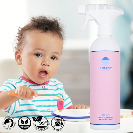 bezpieczny środek do czyszczenia zabawek i powierzchni dziecięcych-KEDAZO Kids Safe