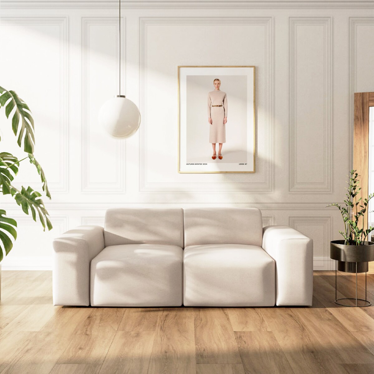 Villet Sofa 2 osobowa beżowa