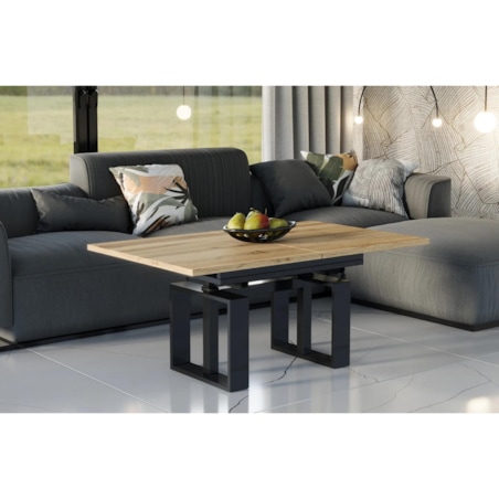 Ława rozkładana podnoszona EMPOLI 110(170)x65 dąb wotan