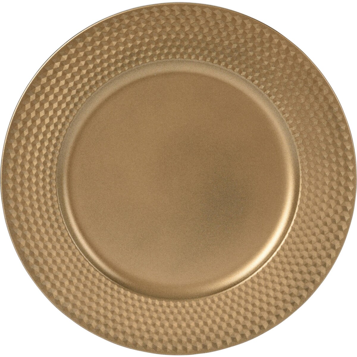Podstawka dekoracyjna pod talerz, Ø 33 cm, złoty mat