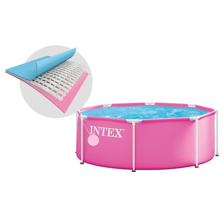 Basen stelażowy Intex dla dzieci ogrodowy okrągły 244 cm zestaw model 2026
