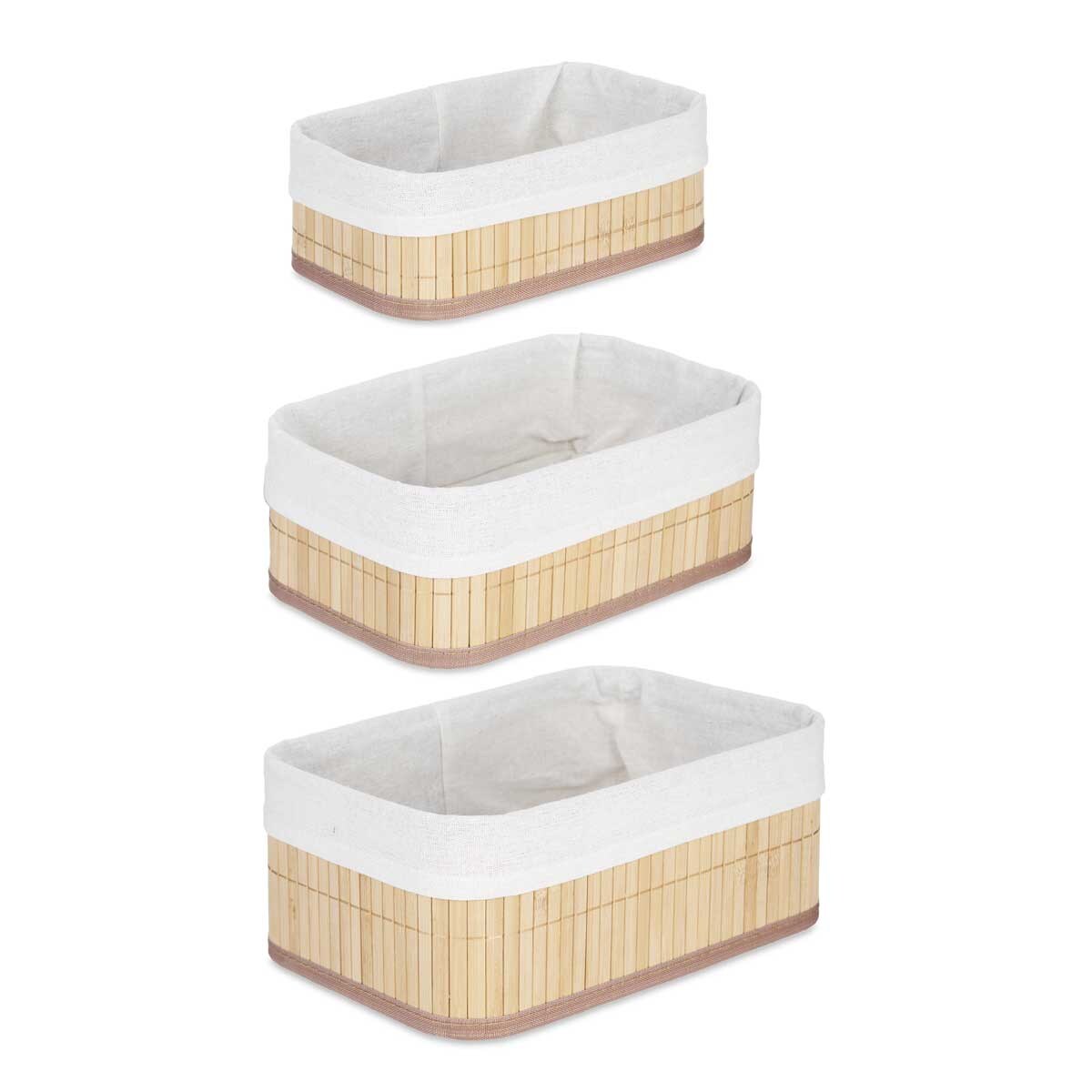 Koszyki na kosmetyki do łazienki, 3 różne rozmiary