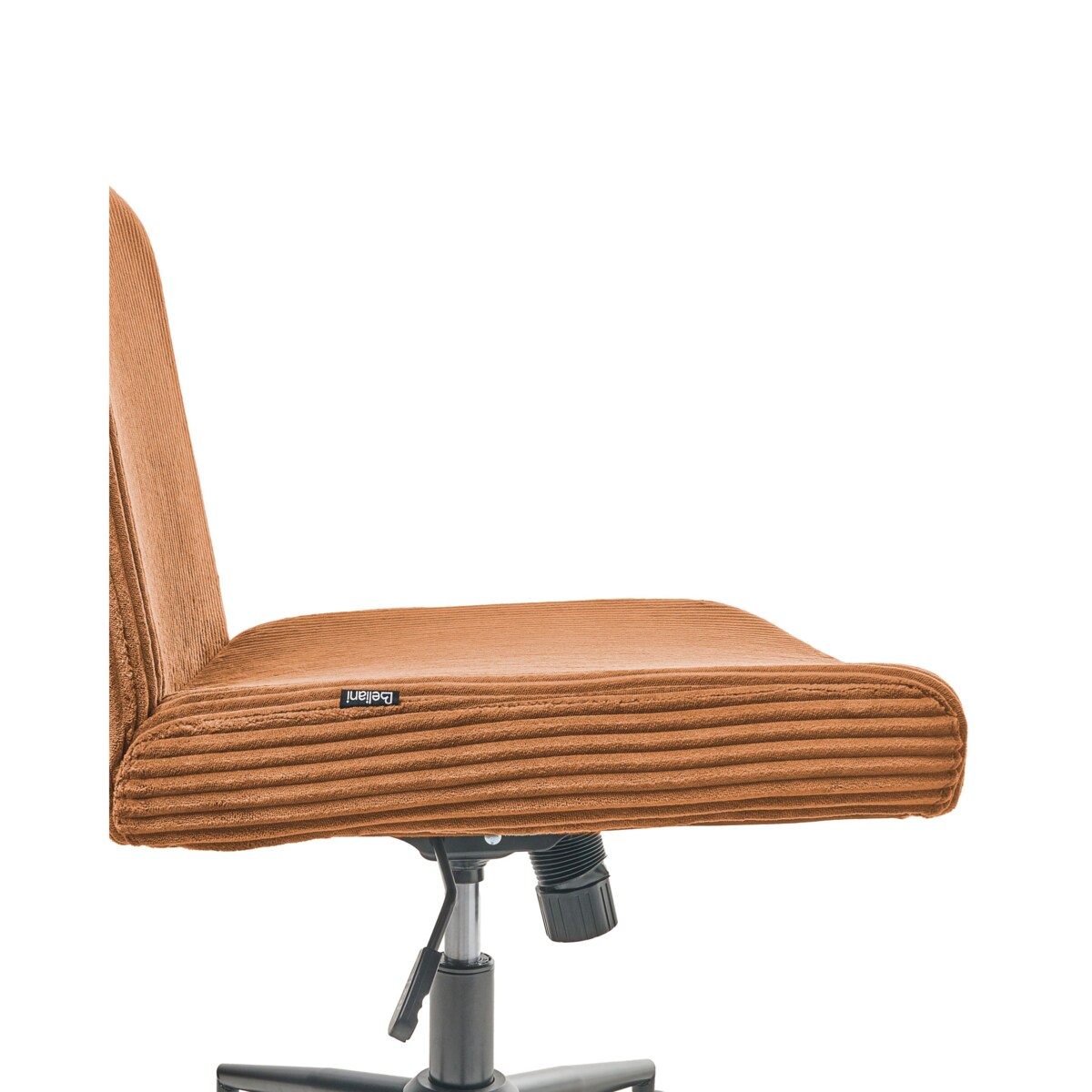 Krzesło obrotowe GEDDES Sztruks Złoty brąz