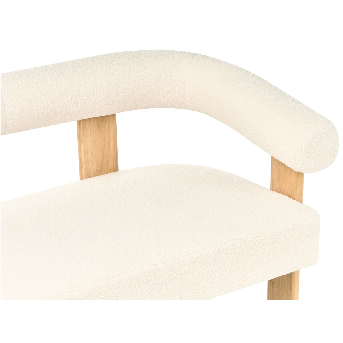 Sofa ILBRO Boucle Złamana biel dla 2 osób