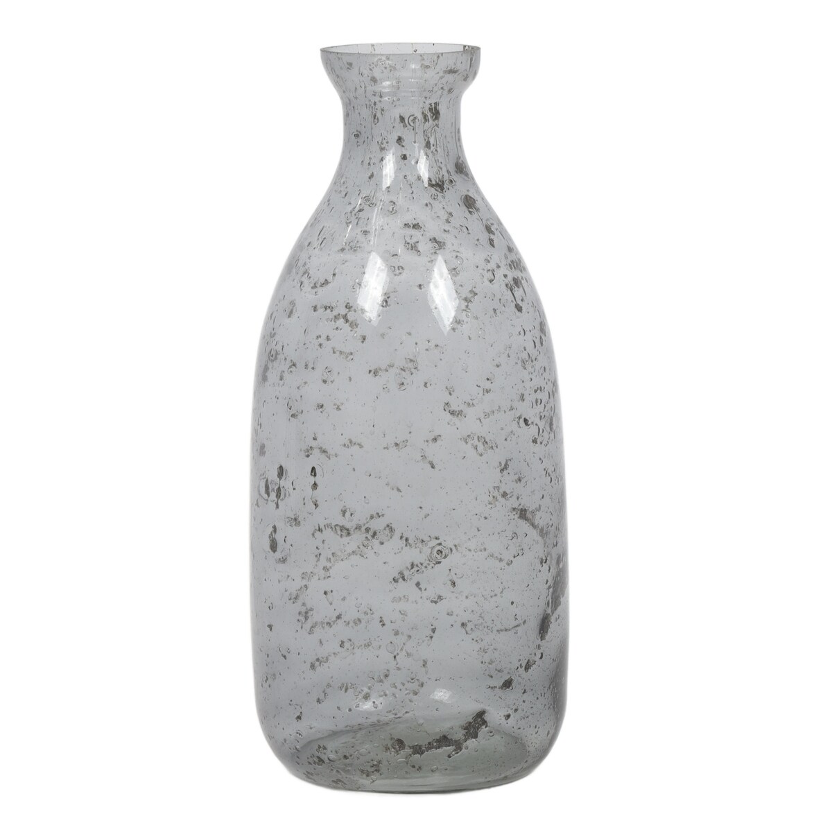 Szklana butelka nakrapiana, Ø 10 cm