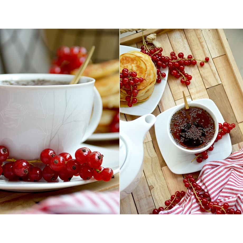 Garnitur do kawy dla 12 osób 39 el. Akcent Frozen G727