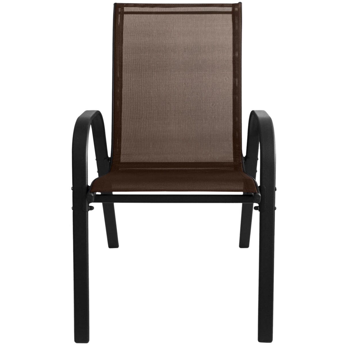 Stół Kwadrat Island 70Cm + 4X Krzesło Sofia Brąz